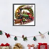 (40*40cm)Christmas Train - Full Round Drill Diamond Painting