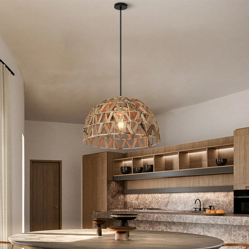 Creative Straw Coffee House Pendant Light Lampshade