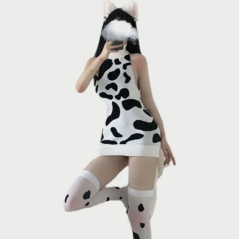 Play With Cow Killer Sweater Dress