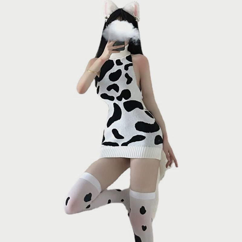 Play With Cow Killer Sweater Dress