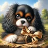 King Charles Cavaliers Dog-14CT Counted Cross Stitch 40*40cm tapestrymarket