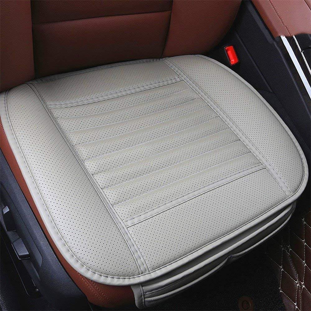 Four Seasons Universal Dani Leather Charcoal Car Seat Cushion