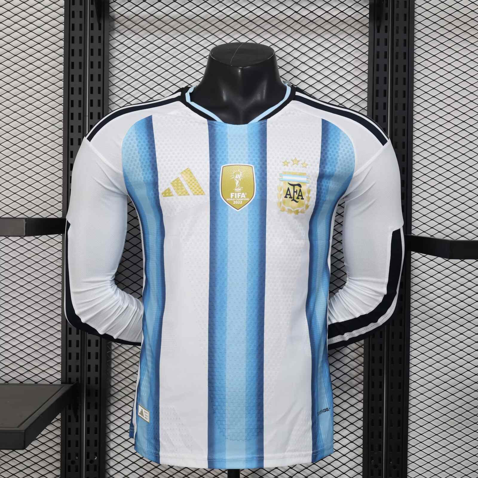 2026 Player Version Long Sleeves Argentina National Team Home Football Jersey（The player version jersey is a bit tight, please pay attention to the size selection）