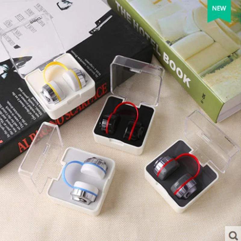 Multi-color headphone contact lens case and contact lens companion box