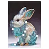 uk.everydayedeals (Limited Stock)DIY A5 50 Pages Partial Special Shaped Drill Diamond Painting Rabbit Notebook