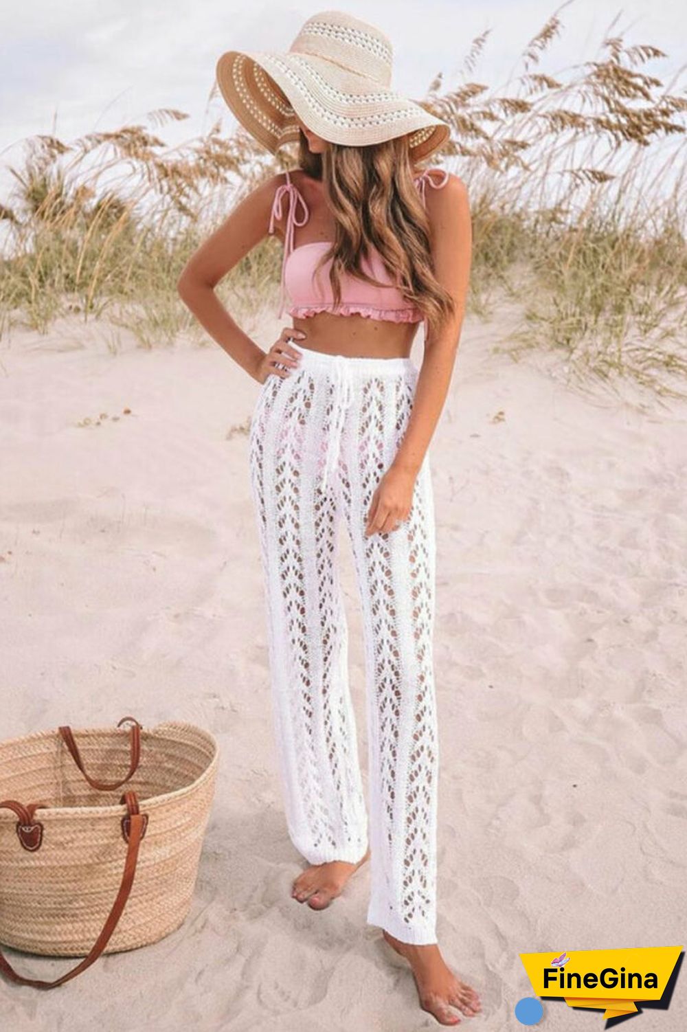 Boho Crochet Trousers