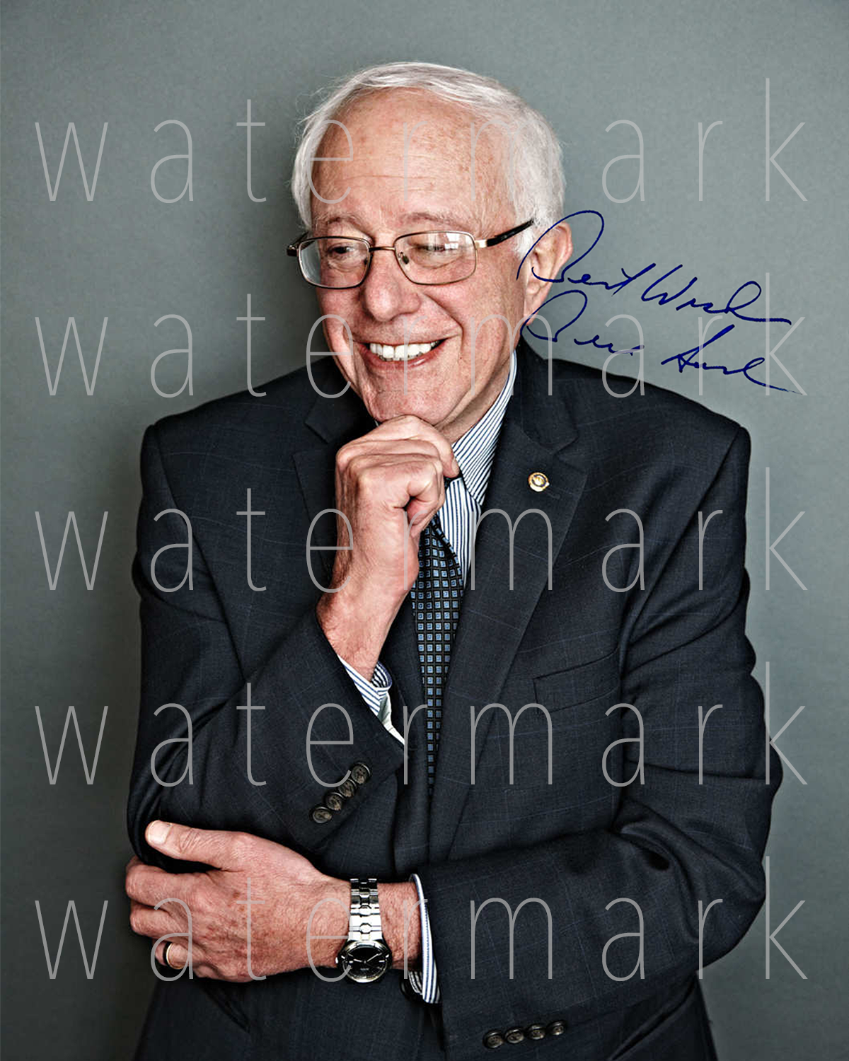 Bernie Sanders signed Democratic Nominee 8X10 poster picture autograph RP