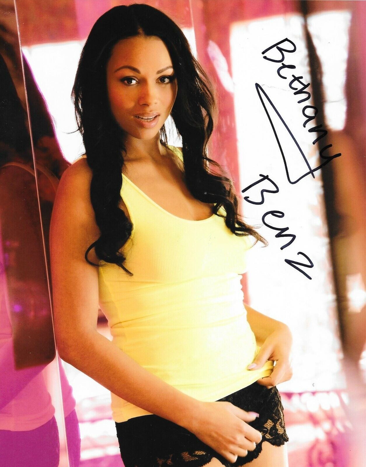 Bethany Benz Adult Video Star signed Hot 8x10 Photo Poster painting autographed 4