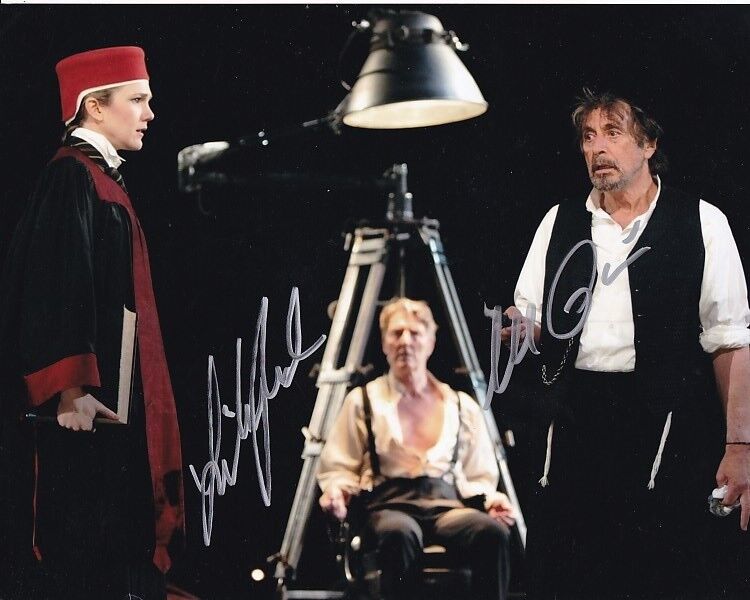 AL PACINO and LILY RABE signed autographed THE MERCHANT OF VENICE 8x10 Photo Poster painting