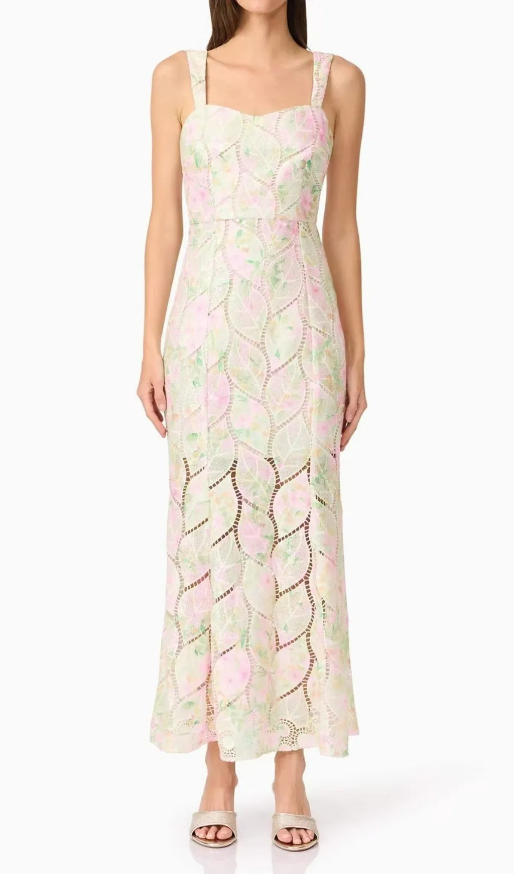 Flowering Girl Women Fujiko Strappy Floral Maxi Dress 