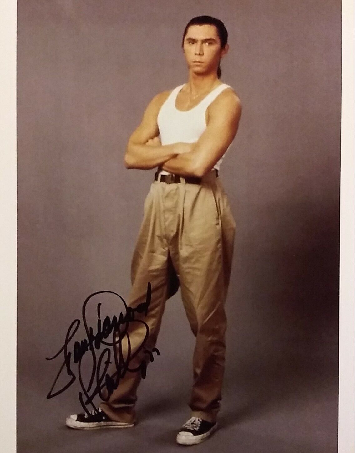 Lou Diamond Phillips signed 8 x 10