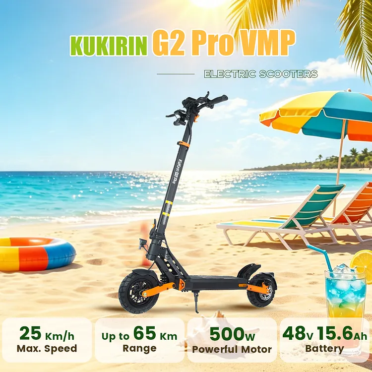 KUKIRIN G2 Pro Electric Scooter | 748WH Power | 25KM/H Max Speed [VMP Version] [Pre-Order]