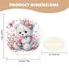 DIY Bear Diamond Painting Acrylic Single Side Desktop Decor
