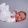 [New Series]20'' Real Lifelike Cloth Body Opened Eyes Reborn Newborn Baby Doll Girl Named Carla - RBBI-Myrebornbabydoll&reg; Myrebornbabydoll&reg;