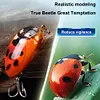 5Pcs Cicada Bait 3.8cm 4g Fishing Lure Artificial Ladybug Fishing Bait Hard Bait