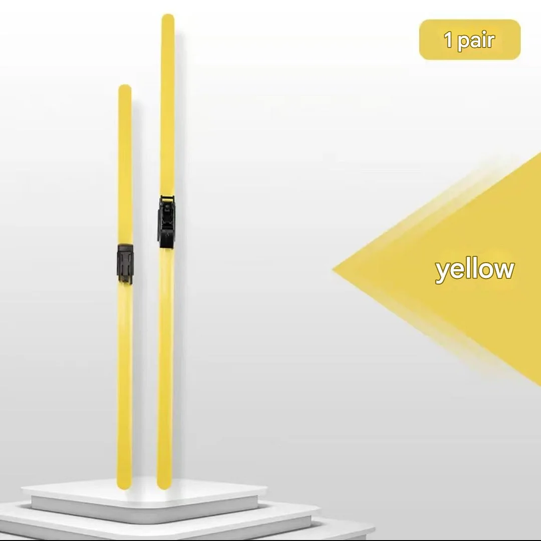 Automotive carbon fiber colored windshield wipers (2 pieces)