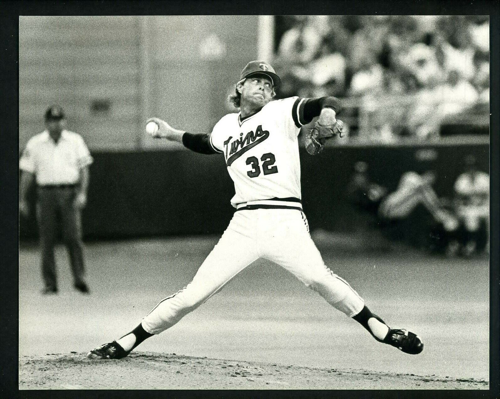 John Butcher 1985 Press Original Photo Poster painting Minnesota Twins