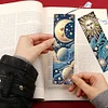 (US Local)4Pcs Special Shape Sun And Moon 5D DIY Diamond Painting Bookmark for Beginners