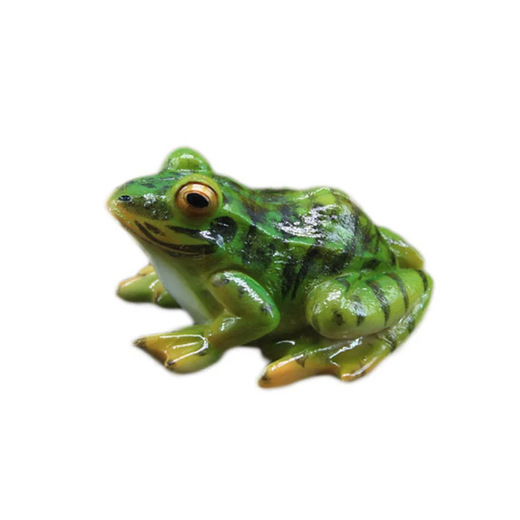 Home Decor Resin Ornaments-Micro Landscape Simulation Frog Ornament gbfke