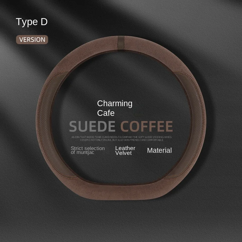 New all seasons suede steering wheel cover