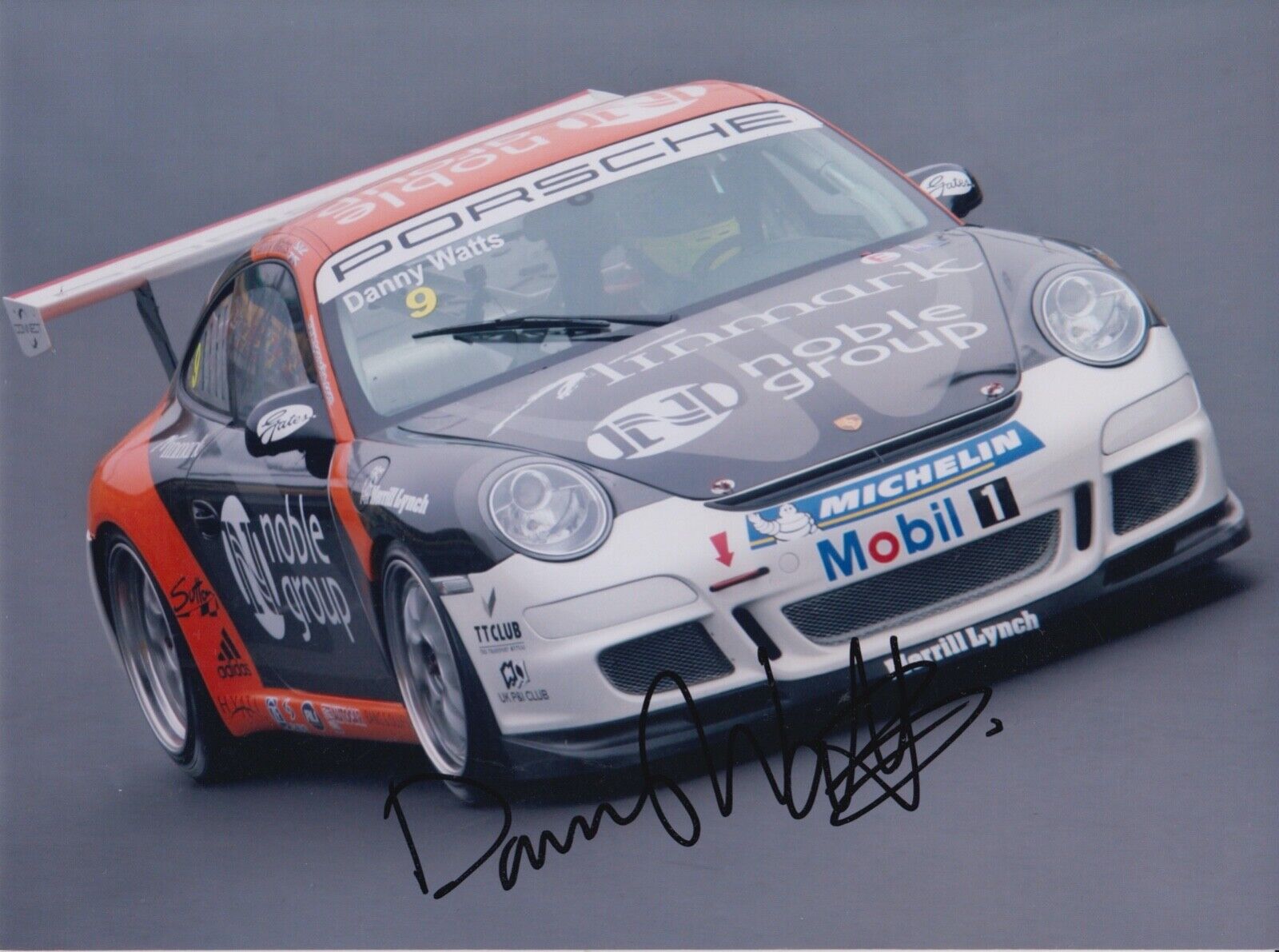 Danny Watts Hand Signed 8x6 Photo Poster painting - Porsche Autograph.