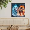 Diamond Painting-DIY Full Round Drill Color Tiger(40*40 CM)