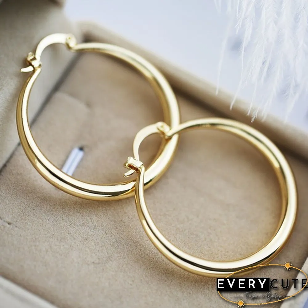 Exquisite Fashion 925 Silver 18K Gold Earrings Party Princess Engagement Wedding Christmas