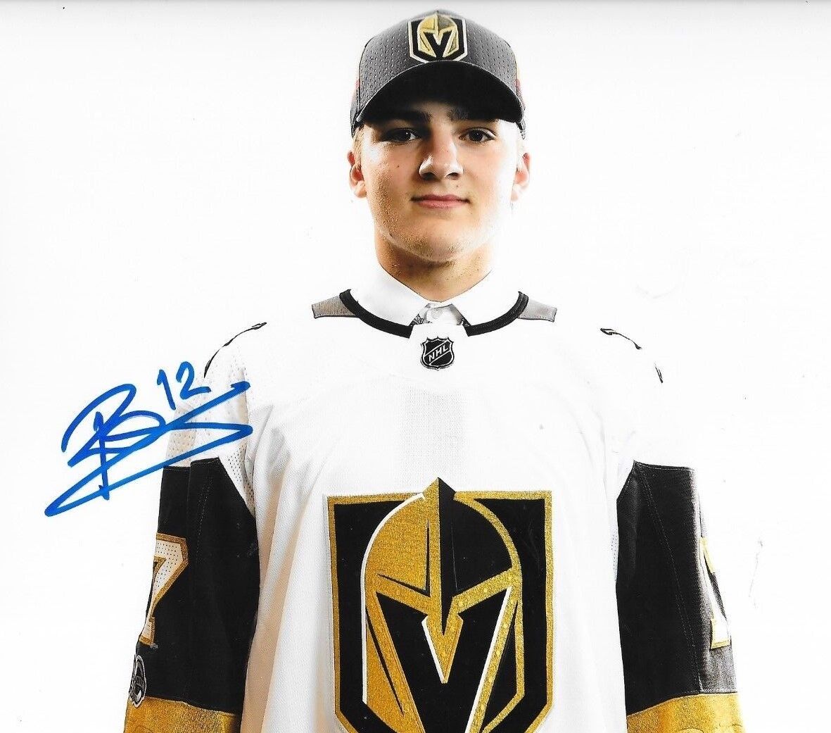 Erik Brannstrom signed Las Vegas Golden Knights 8x10 Photo Poster painting autographed 5