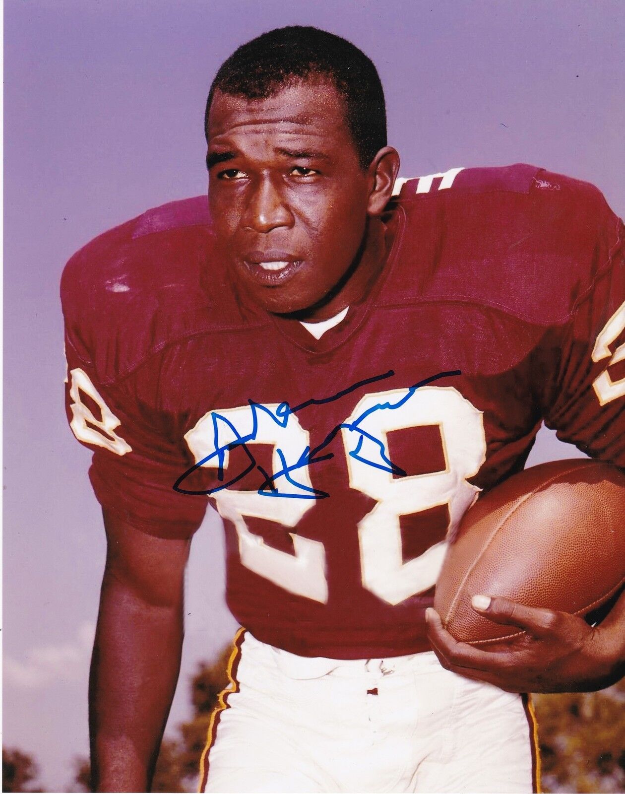 ABNER HAYNES KANSAS CITY CHIEFS ACTION SIGNED 8x10