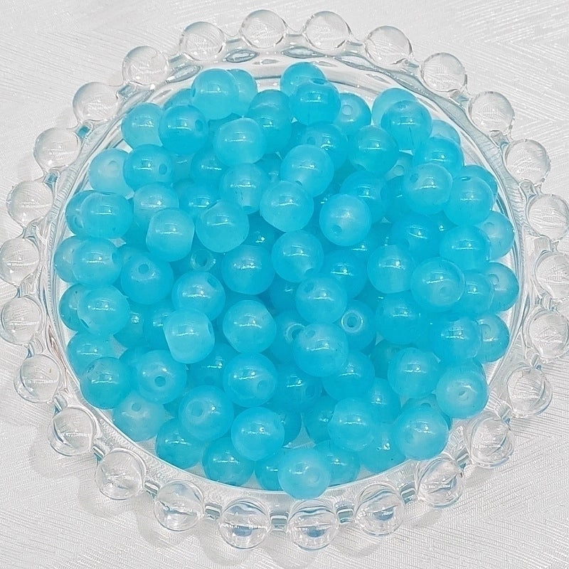 50 PCS/Package Diameter 4mm Diameter 6 Mm Glass Round Beads