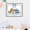 >SALE<Partial Cross Stitch 14CT Cotton DIY Bear Baby Counted Embroidery (C728)
