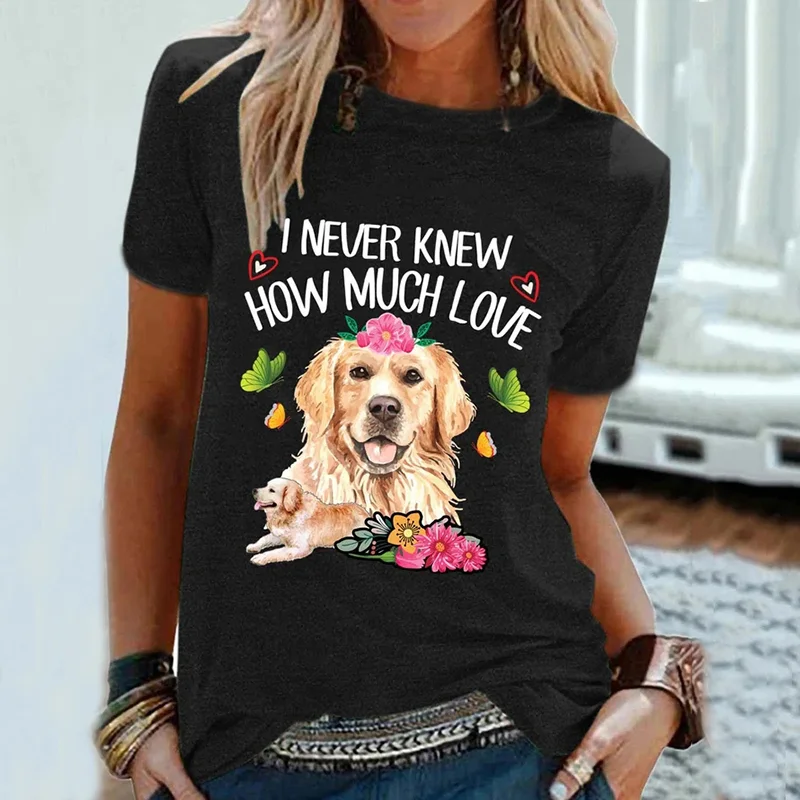 Dog Graphic Casual Fit T-Shirt