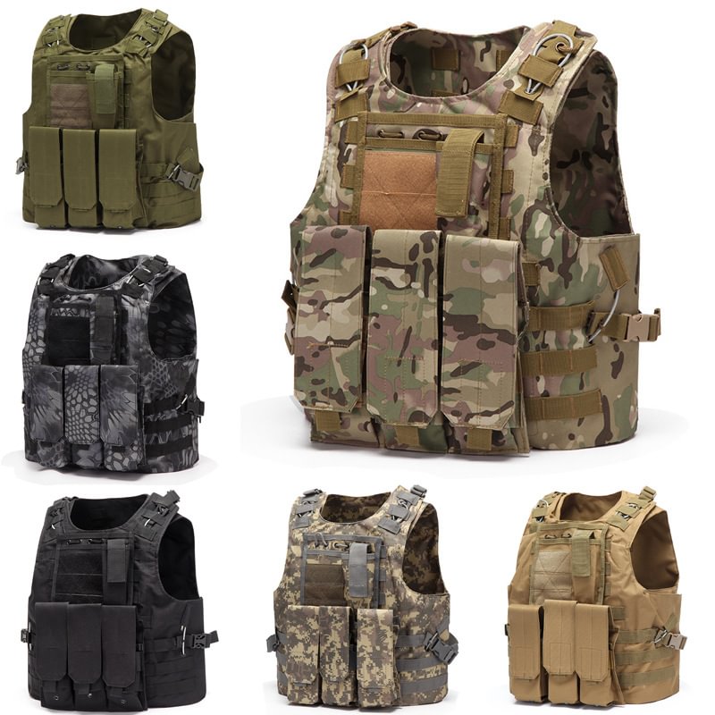 Outdoor Tactical Multifunctional Combat Equipment Camouflage Vest