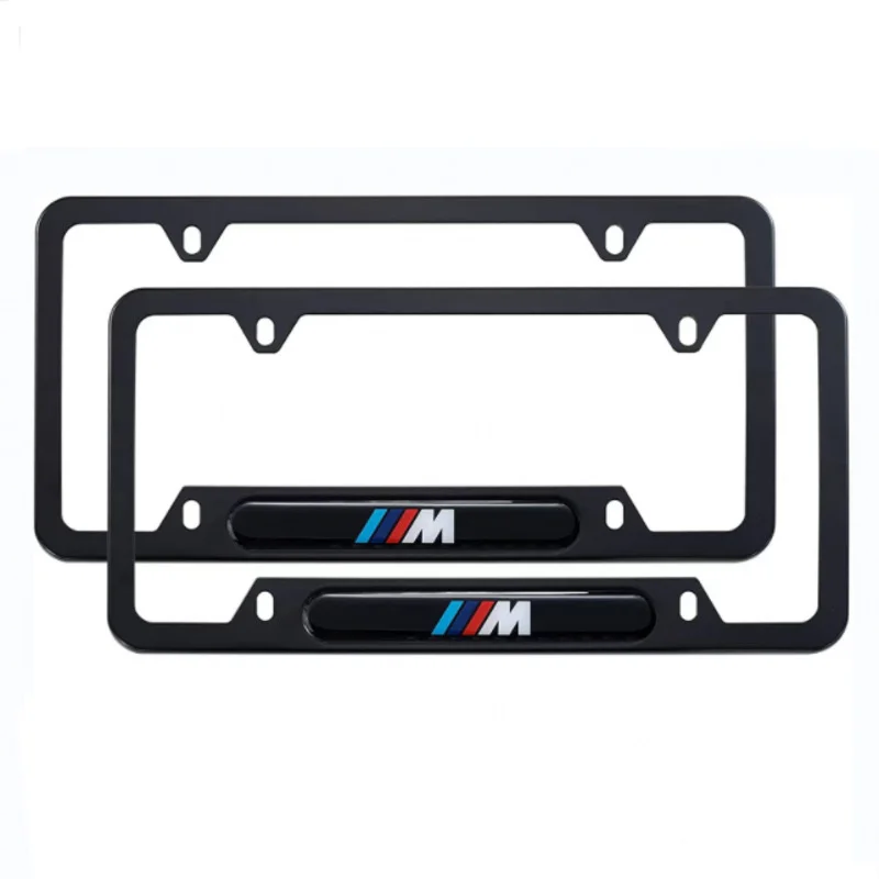 Car custom style license plate alloy modified anti-theft frame