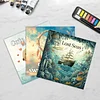 3PCS Lost Seas Coloring Book Set Mindfulness Art Books for Adults 