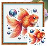 Animal Full 18CT 2 Strands DIY Stamped Embroidery Needlepoint Starter Kits 7.87x7.87inch Cross Stitch Art and Crafts Kits for Beginners Adults Home Decor