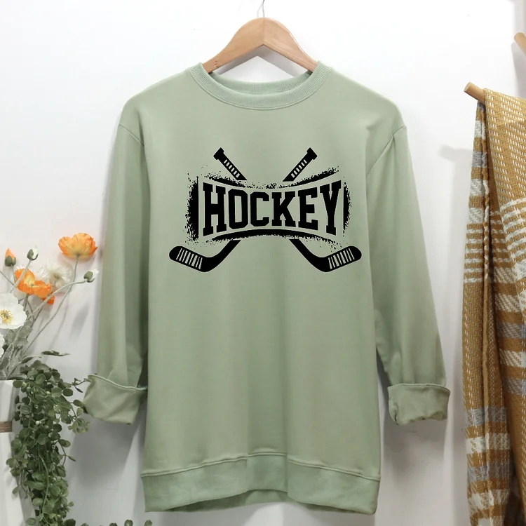 Hockey player Women Casual Sweatshirt