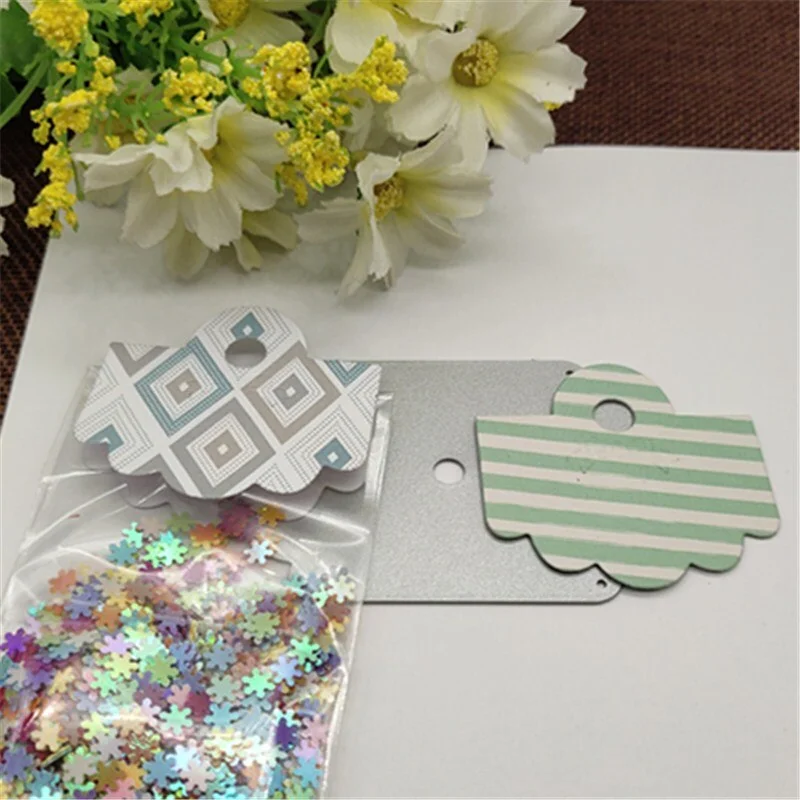 card box pack bag topper head handle Metal Cutting Dies Craft Stamps die Cut Embossing Card Make Stencil Frame Art Cutte