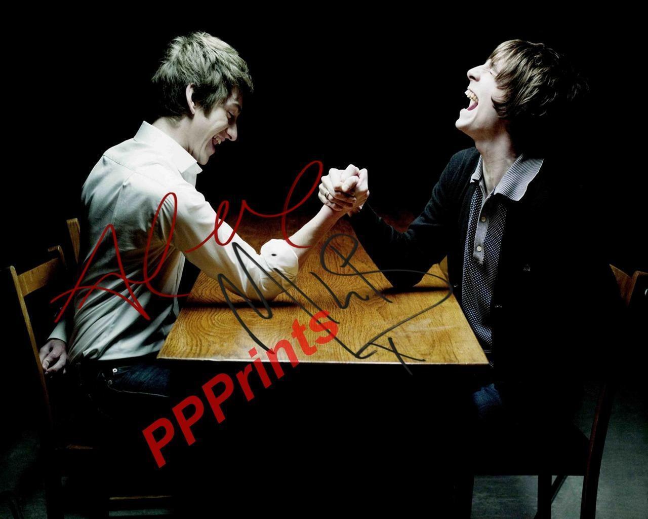 ALEX TURNER MILES KANE The Last Shadow Puppets AUTOGRAPHED10X8SIGNED Photo Poster painting PRINT