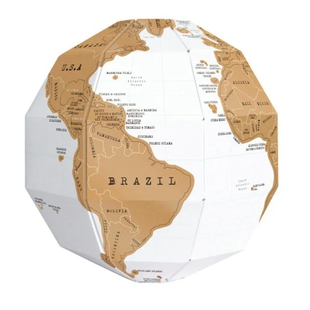 DIY Travel And Scratch Globe