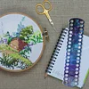 Acrylic Cross Stitch Row Line Board Cartoon Pattern Art Accessory (Starry Sky )