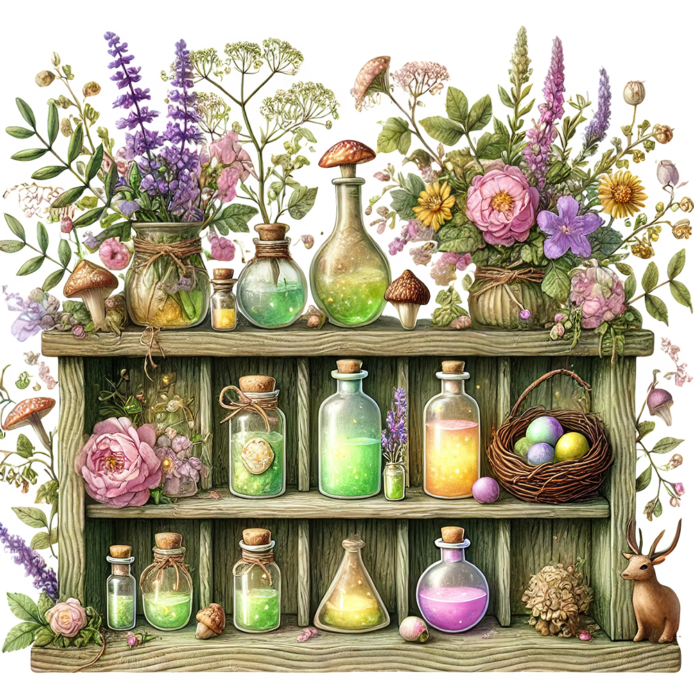 Magic Potion 40*40cm(canvas) full round drill diamond painting