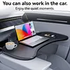 Foldable Steering Wheel Table Laptop Stand Table Holder for Food Dining Reading