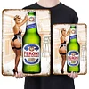 Peroni Beer Girl - Metal Tin Signs(8*12Inch/12*16Inch) - Bar