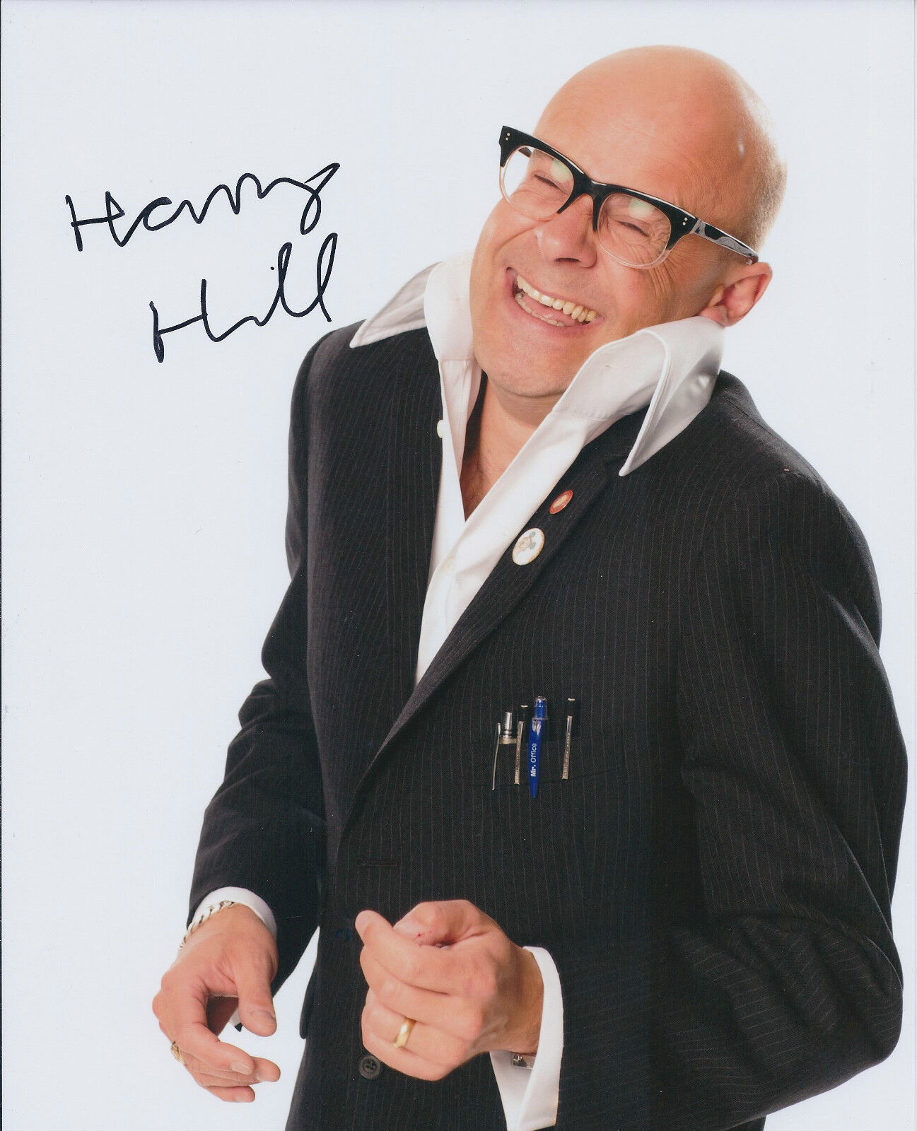 Harry HILL Signed Autograph 10x8 Photo Poster painting AFTAL COA TV BURP You've Been Framed Mint