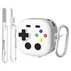 Protective Case Game Console Design Protective Skin Cover W/ Secure Lock Clip Compatible for Samsung Galaxy Buds 4/4 Pro 2026