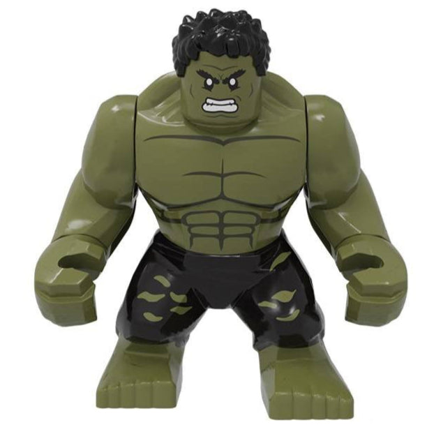 Hulk Custom Marvel Superhero Large Minifigure Minifigure Bricks monstertoys