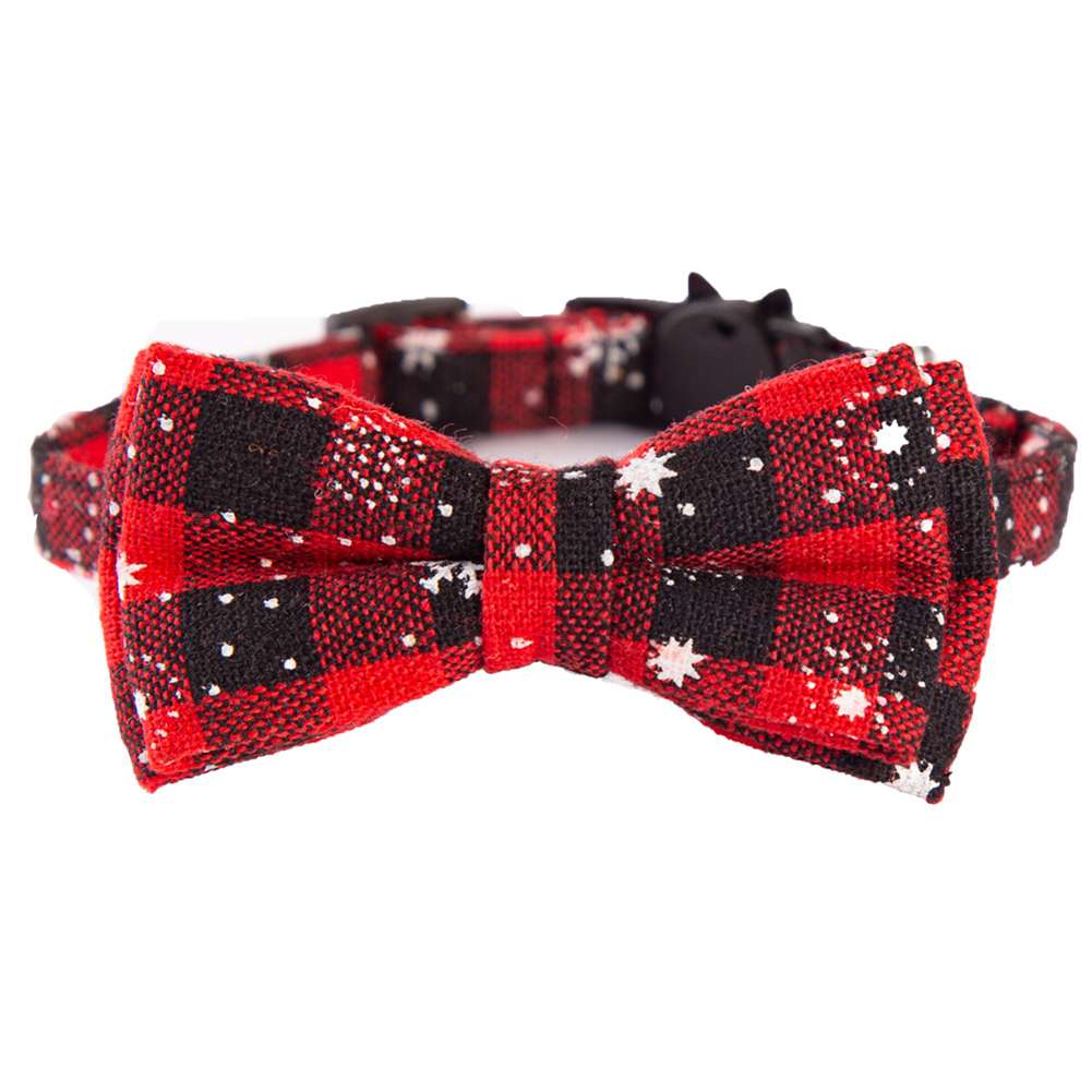 

Cat Dog Collar Christmas Festival Snowflake Pet Supplies, Red, 501 Original