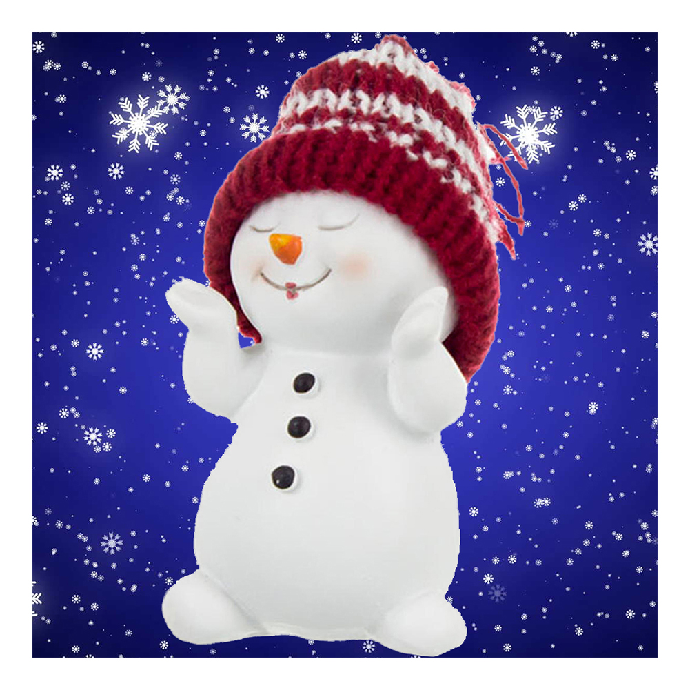 

Red Hat Snowman - Round/Square Drill Diamond Painting, Round diamond, 501 Original