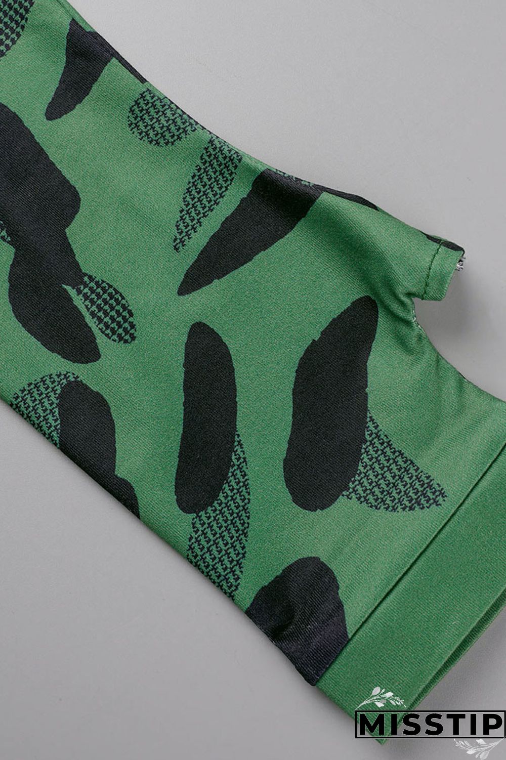 Blue Casual Camouflage Print Patchwork Zipper Long Sleeve Two Pieces